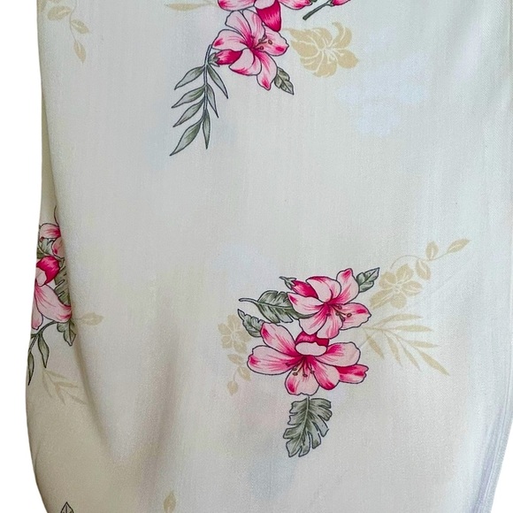 🩷Paradise Island by Notation NWT beachy tropical floral straight skirt large - Picture 6 of 9